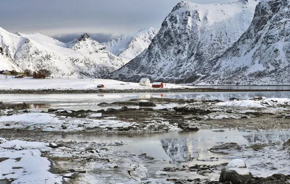 Nature, Norway, Lofoten's landscapes