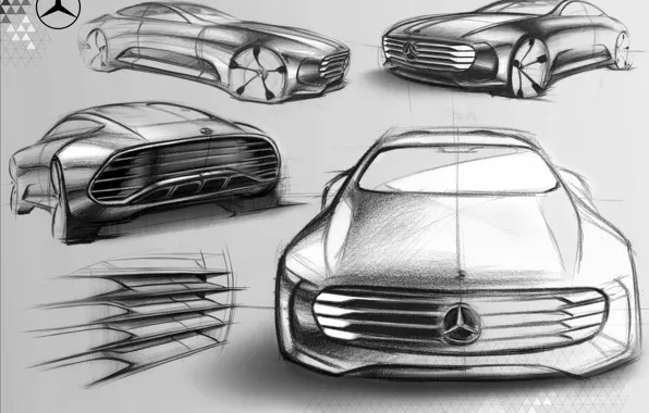 Mercedes-Benz, 2015, design elements, Intelligent Aerodynamic Automobile, Concept IAA