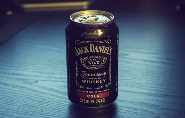 Drinks, whiskey, cola, Jack Daniel's