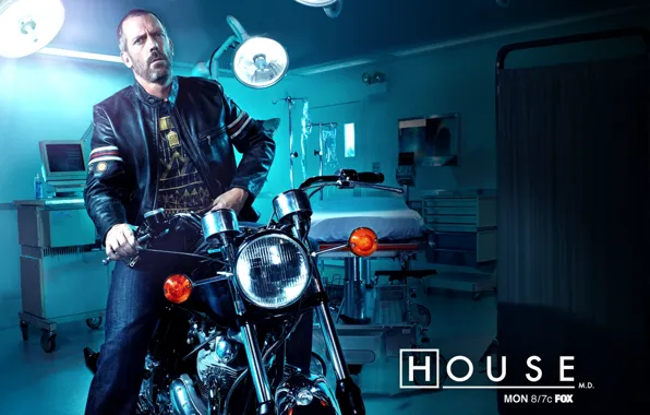 Dr., Motorcycle, House, hospital, bike