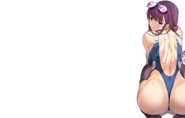 Girl, sexy, ass, anime, swimsuit, butt, fate, Fate stay