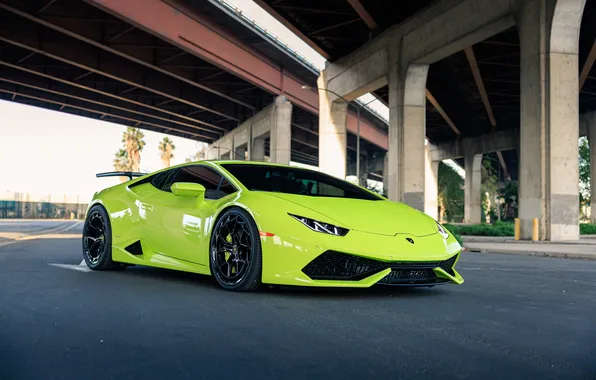 Lamborghini, Sportcar, Lamborghini Huracan, Green