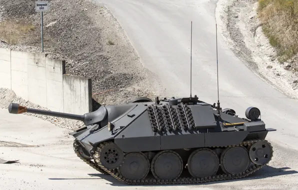Installation, self-propelled, artillery, SAU, easy, German, hetzer