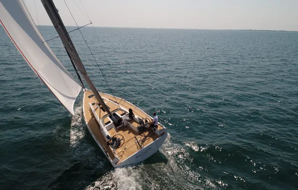 The way, movement, the ocean, the wind, sail, Valparaiso, yacht Balthazar, Baltazar