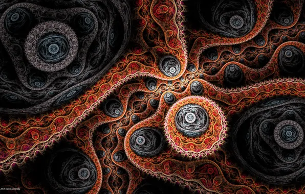Picture abstraction, patterns, fractals, hatosia