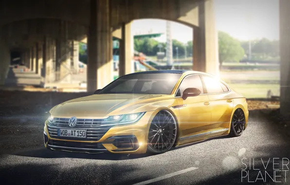 Auto, Yellow, Volkswagen, Machine, Style, Car, Car, Blik