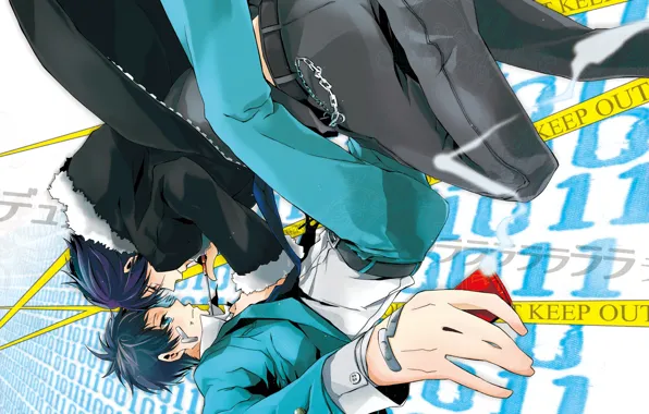Anime, art, guys, Durarara!!