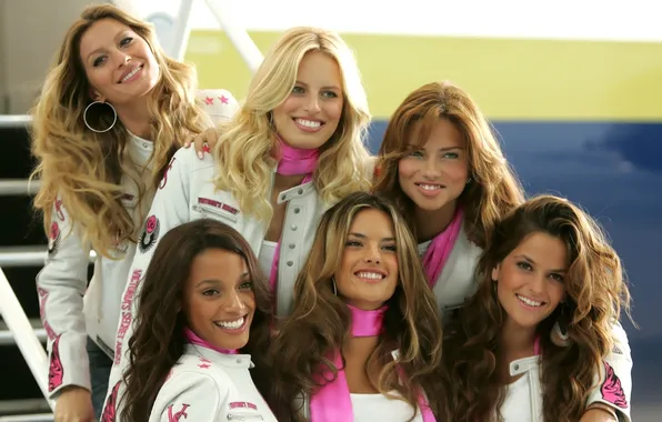 Girls, Adriana Lima, Alessandra Ambrosio, Alessandra Ambrosio, model, beauty, Selita Ebanks, Karolina Kurkova