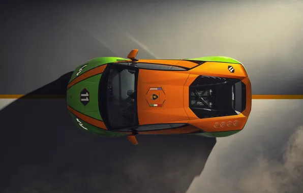 Machine, Lamborghini, the view from the top, Evo, Huracan, GT Celebration