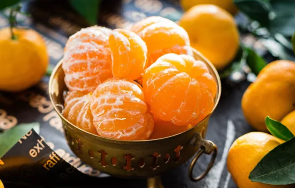 Citrus, leaves, Mandarin