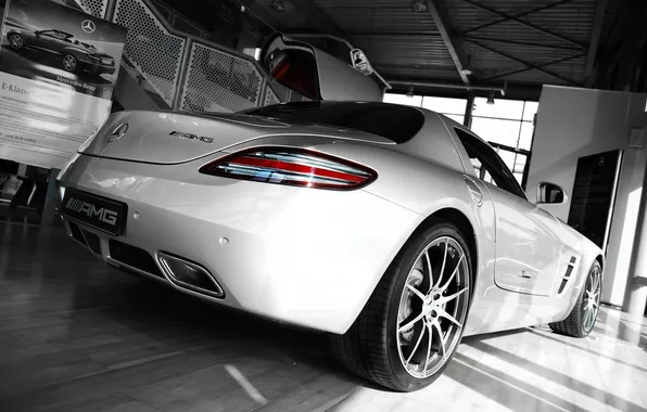 Picture photo, cars, auto, the dealership, Mercedes-Benz SLS AMG, wallpaeprs