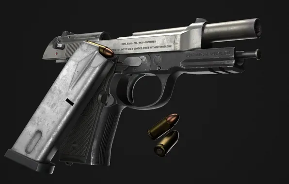 Italy, Self-loading pistol, Beretta 92A1
