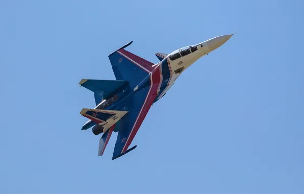 Aerobatic team, multi-role fighter, Su-30CM, Su-30SM, "Russian Knights"