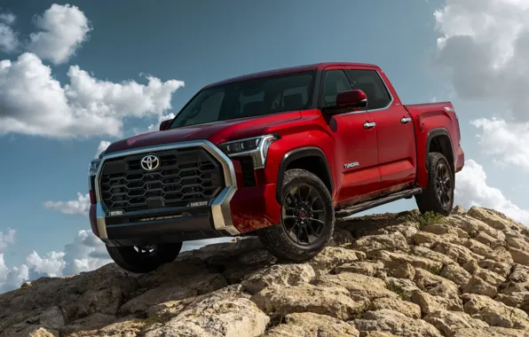 Picture clouds, red, power, red, pickup, power, clouds, exterior