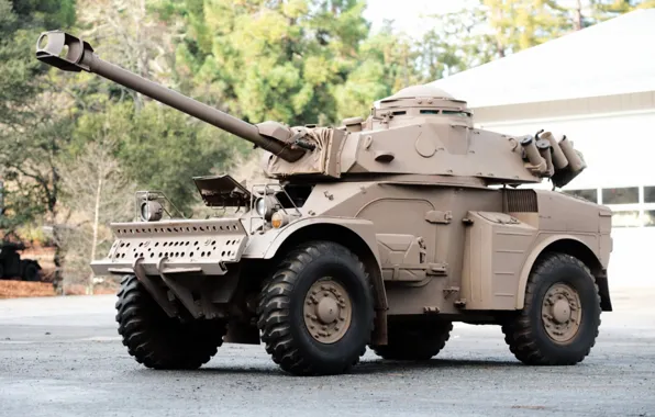 Weapons, military equipment, armored car