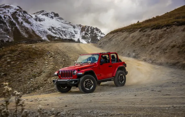 Red, tops, turn, primer, 2018, Jeep, Wrangler Rubicon