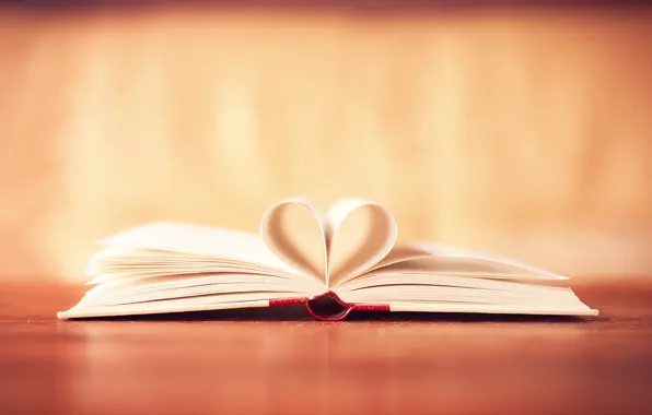 Picture background, Wallpaper, mood, heart, leaves, book, heart, owner