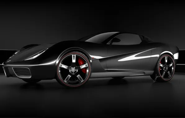 Picture black, Corvette, Z03