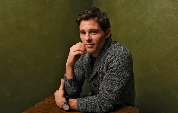 Photoshoot, James Marsden, Sundance, for the film, D-Train, The road to Hollywood