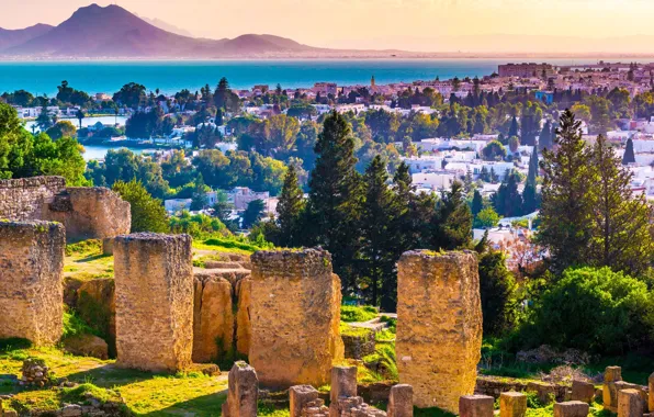The city, antiquity, Tunisia, Carthage