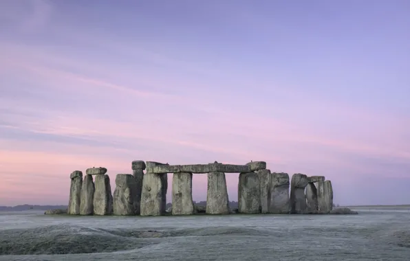 Picture pastel, stonehenge, Stonehenge