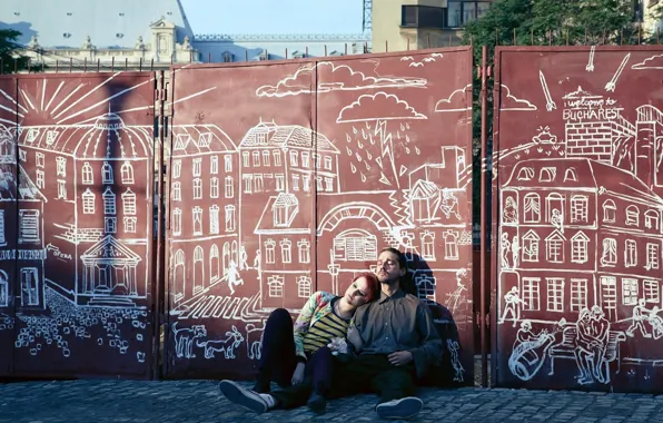 Dawn, street, graffiti, romance, Thriller, action, drama, Shia LaBeouf