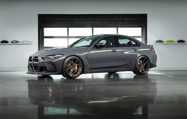 BMW, Vorsteiner, Grey, Side, BMW M3, Garage, G80, 2021