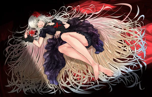Picture girl, hair, anime