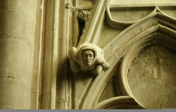 Picture wall, sculpture, architecture, fragment