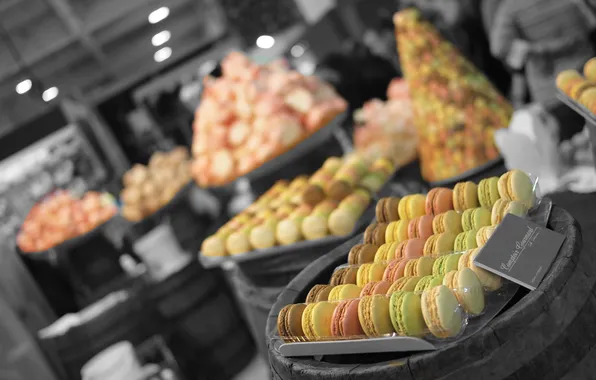 Picture colored, cookies, different, macaroon, macaron