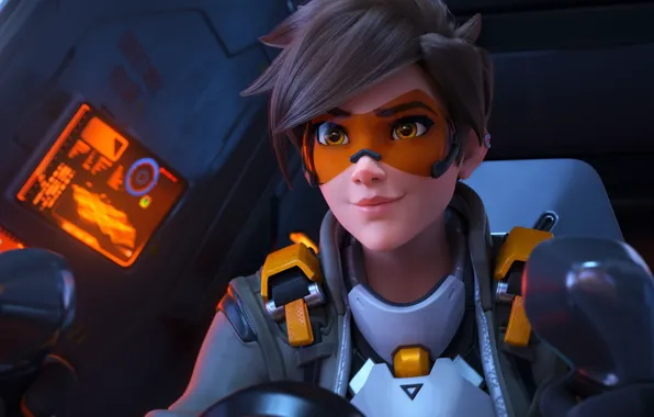 Wallpaper Blizzard Entertainment, Overwatch, Tracer, Tracer for mobile and  desktop, section игры, resolution 1920x1080 - download