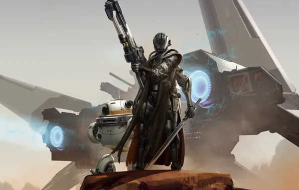 Weapons, fiction, ship, robot, armor, sci-fi