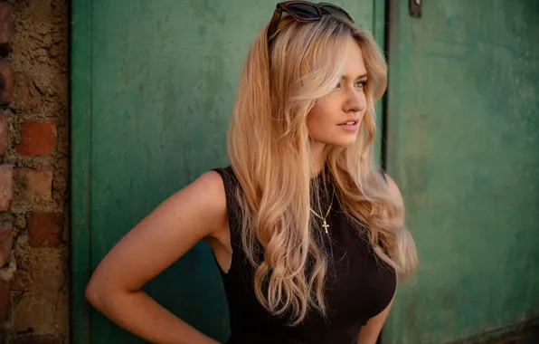 Picture look, hair, blonde, Jarmila