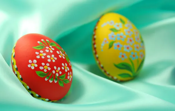 Gift, colored, eggs, Easter, shell, painting, painting, attribute