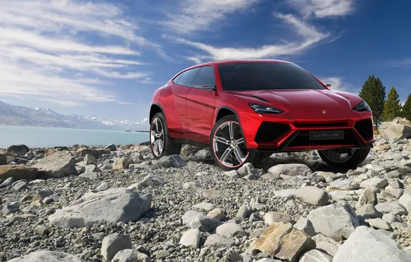 Concept, stones, Lamborghini, jeep, the concept, 2012, Lamborghini, Urus