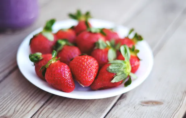 Picture red, green, table, background, widescreen, Wallpaper, food, strawberry