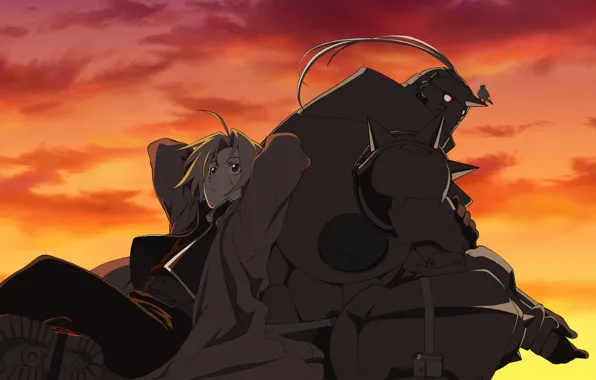 Picture armor, Edward Elric, Brothers Story, Alfons Elric, the scar on his cheek