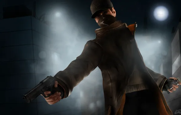 Art, Art, Ubisoft, Aiden Pearce, Watch_Dogs