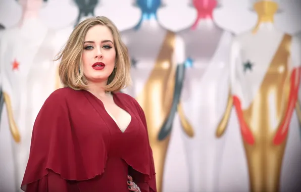 Adele best sale red dress