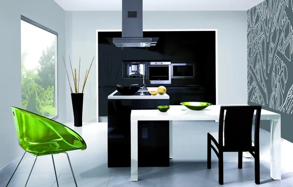 Design, house, style, Villa, interior, minimalism, kitchen
