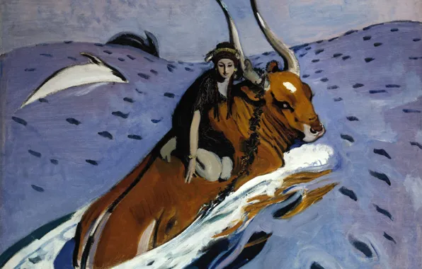 The Rape Of Europa, Valentin Serov, 1910