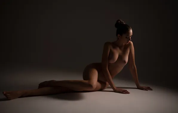 Girl, figure, ass, studio, boobs, model, women, nude