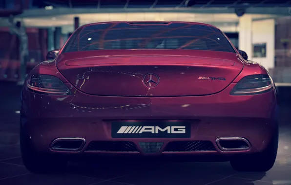 Picture red, icon, mercedes, Mercedes, benz, sls, amg