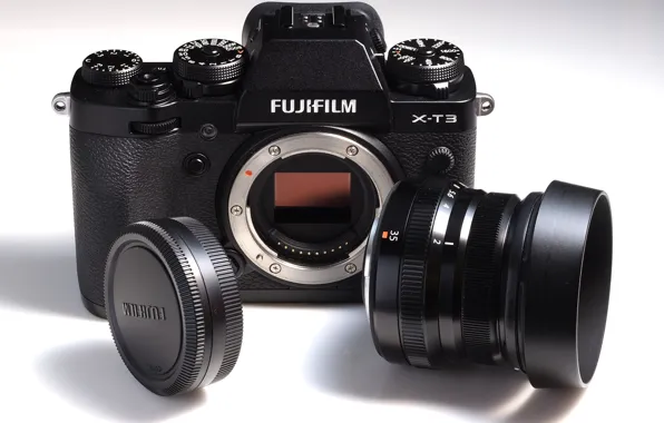 The camera, lens, Fujifilm, system, X-T3