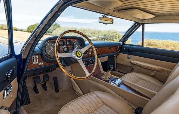 Ferrari, 1965, retro cars, Pininfarina, the only instance, Ferrari 500 Superfast, retro cars, car interior