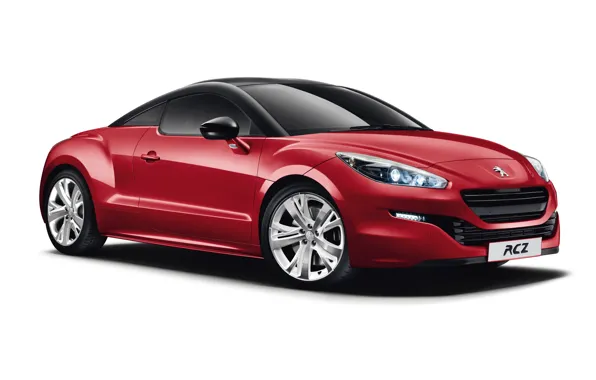 Picture white background, Peugeot, Red, RCZ, Peugeot