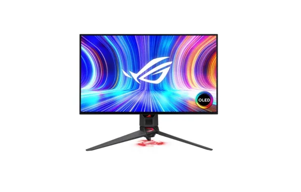 White background, monitor, electronics, gadget, Hi-Tech, Asus, ASUS, OLED