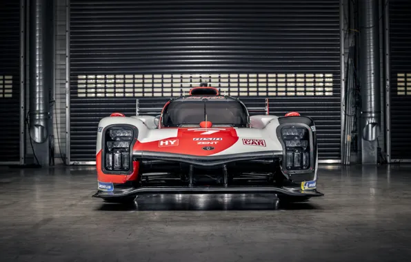 Picture Toyota, front view, WEC, 4WD, 2021, Gazoo Racing, GR010 Hybrid, 3.5 l .