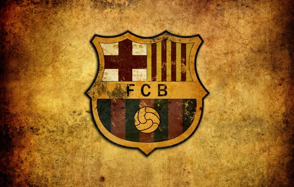 Picture emblem, football, Barcelona, Spain, FCB
