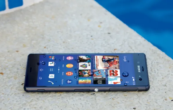 Sony, Water, 2014, Xperia, Drops, Smartphone